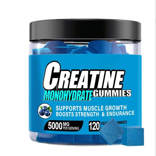 Creatina⚡💪 ¡Potencia Tu Crecimiento! Creatina Pura🍬🐛 en Gomitas🍬🐛 - Frasco con 120 Dosis 💥🦍📈🔥 ⚡💪🚀